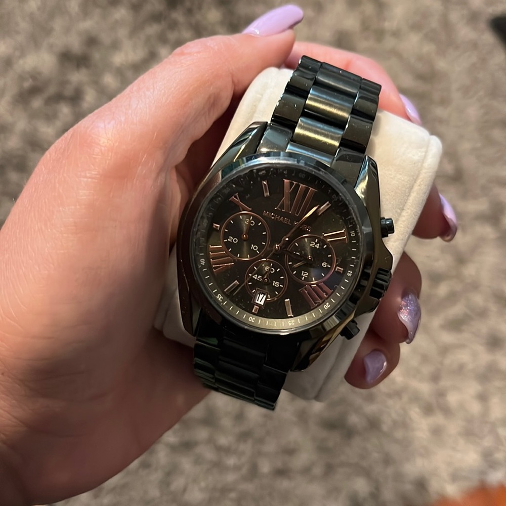 Hunter green Michael khors watch